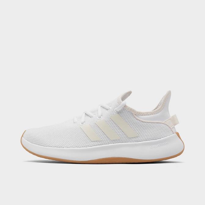 Adidas women's cloudfoam pure shoes outlet white