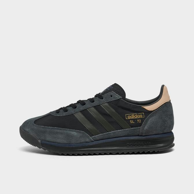 Adidas Originals SL 72 RS Casual Shoes in Black Core Black Size 8.5 Leather