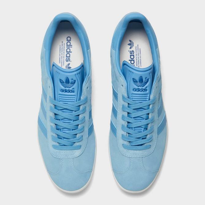 Adidas gazelle best sale mens light blue