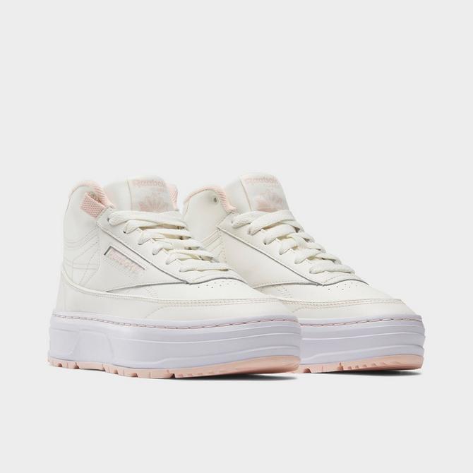 Womens Reebok Club C 85 Athletic Shoe - Chalk / Possibly Pink