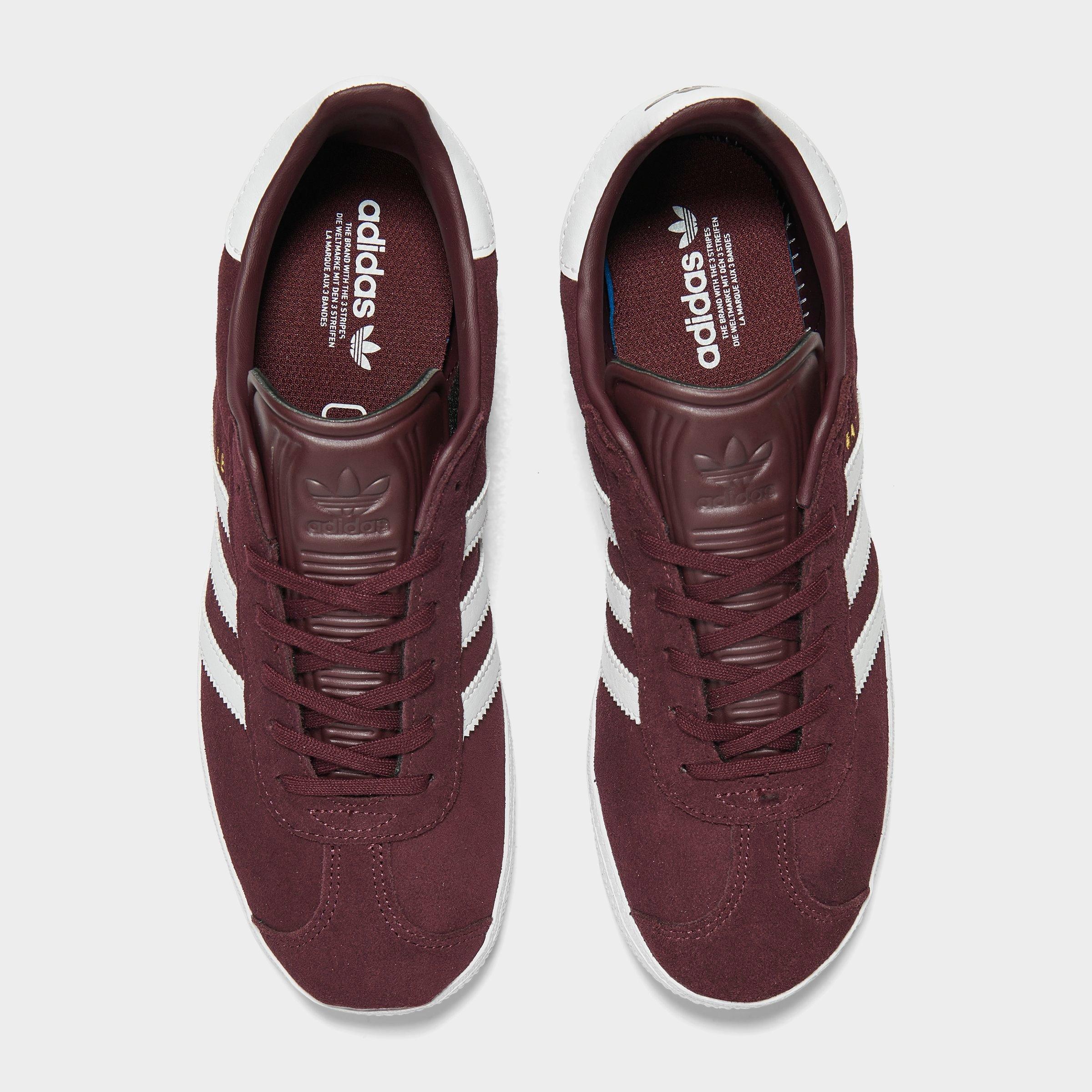 adidas gazelle burgundy size 6