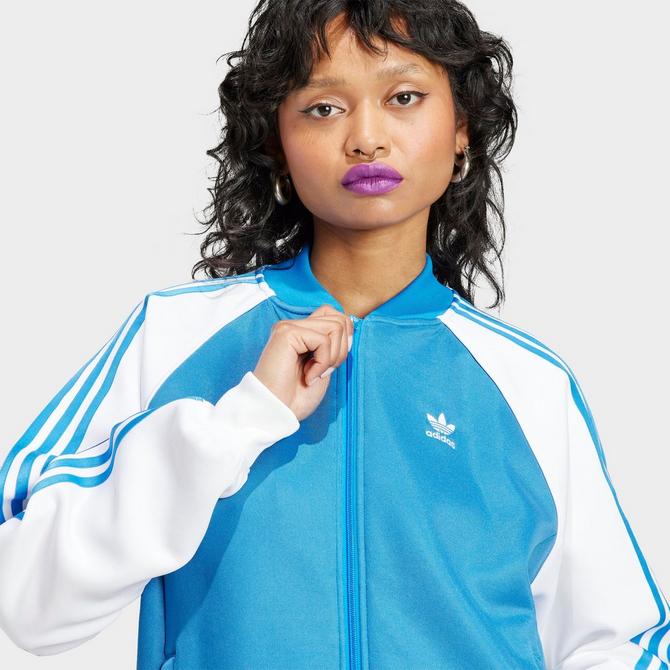 Adidas superstar shop track top bluebird