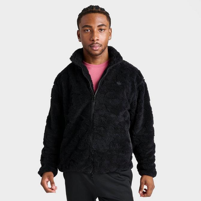 Adidas black fleece store jacket