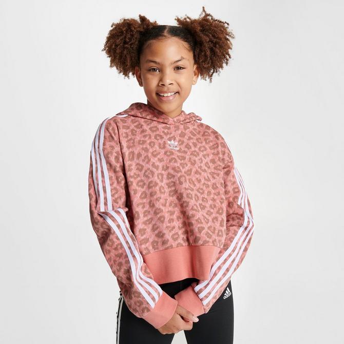 Girls adidas cheap cropped hoodie