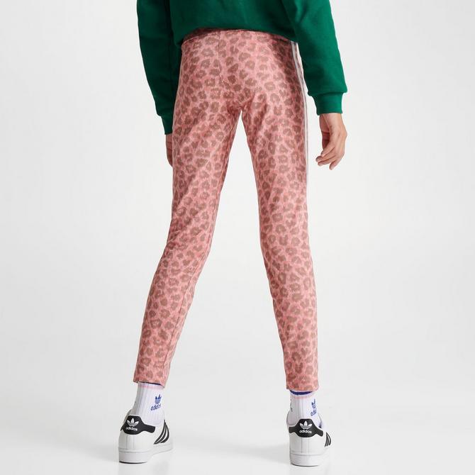 adidas Animal Allover Print High Waist Leggings - Pink