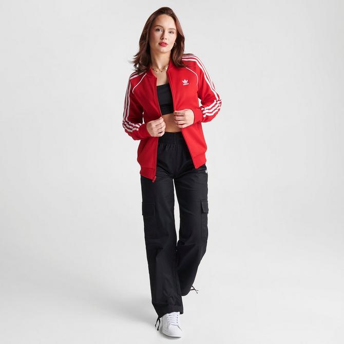 Adidas superstar track hot sale top womens