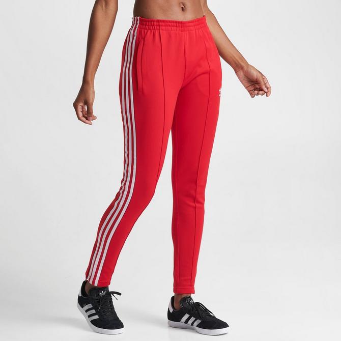 adidas SST Track Pants - Red | Women's Lifestyle | adidas US
