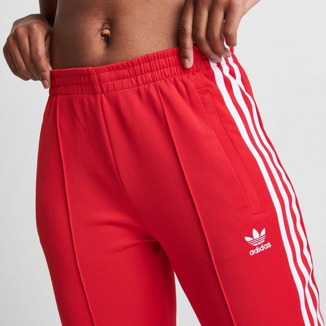 Red adidas Originals SST Cuffed Track Pants - JD Sports Global