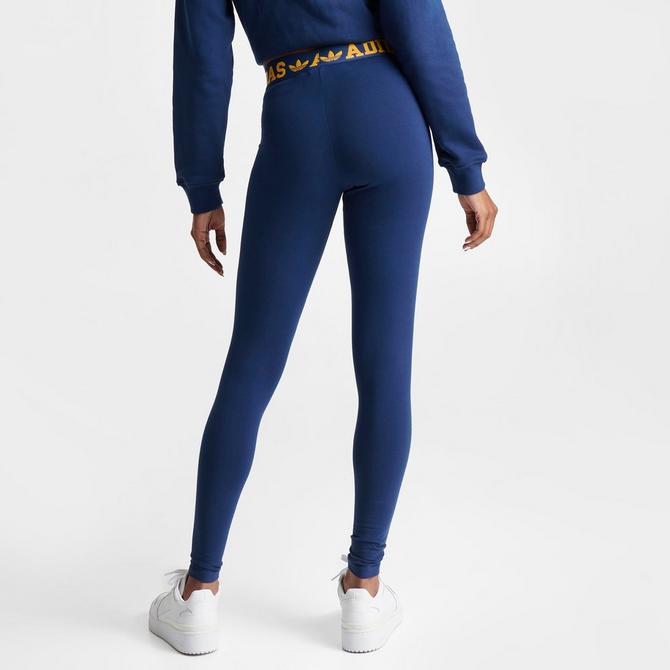 Dark blue best sale adidas leggings