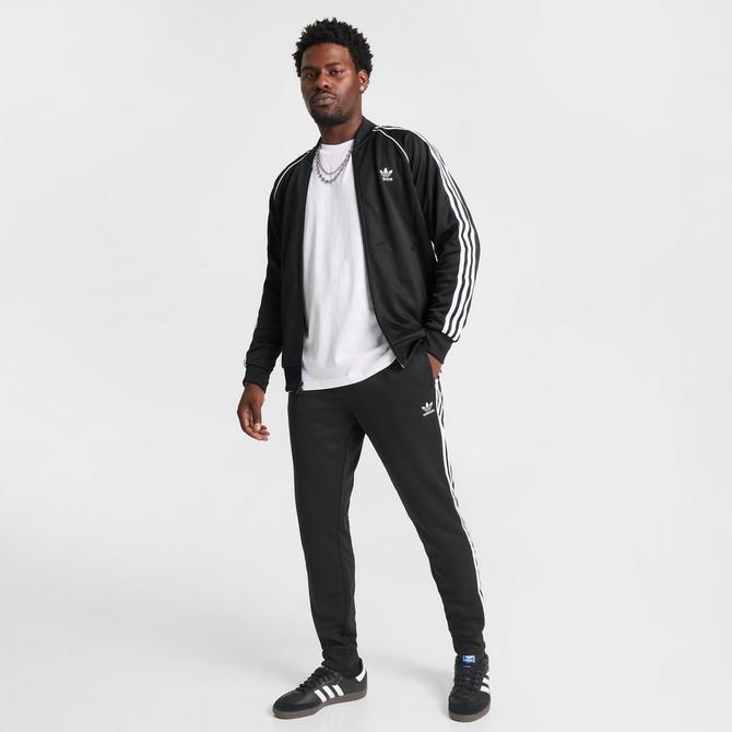 adidas Originals Superstar track pants in black