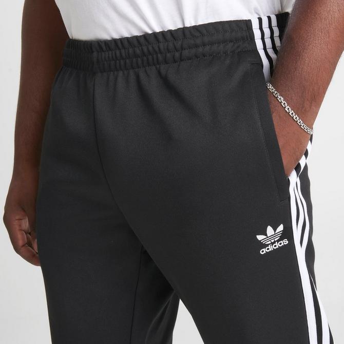 Nike Wide Leg Track Pants Women's M Medium Black White Stripe