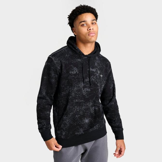 adidas Adventure Graphic Hoodie - Grey, Men's Lifestyle