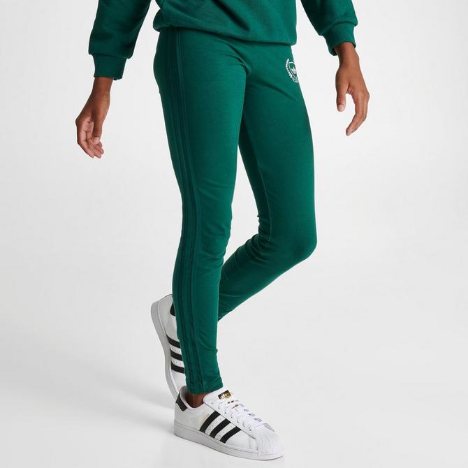 ADIDAS ORIGINALS FLARED LEGGINGS, Green Women's Casual Pants