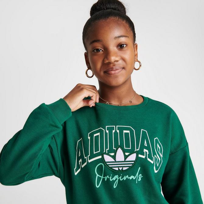 Crewneck Graphic Pack Girls\' Sports adidas Sweatshirt| Collegiate JD Originals