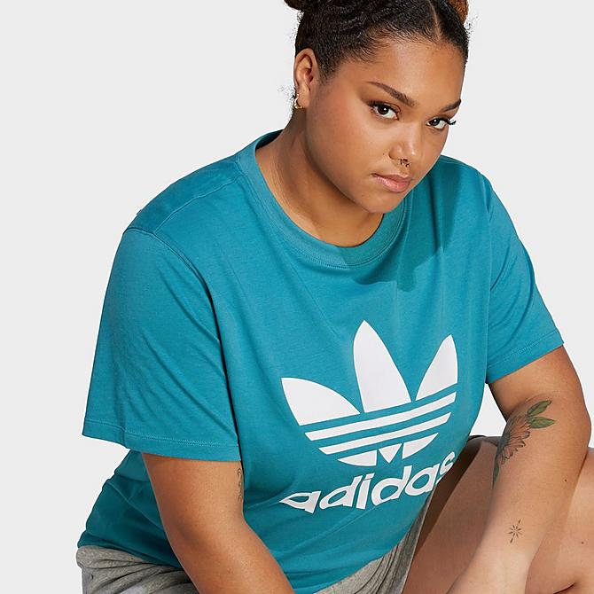 Women's adidas Originals adicolor Classics Trefoil T-Shirt (Plus Size) | JD  Sports