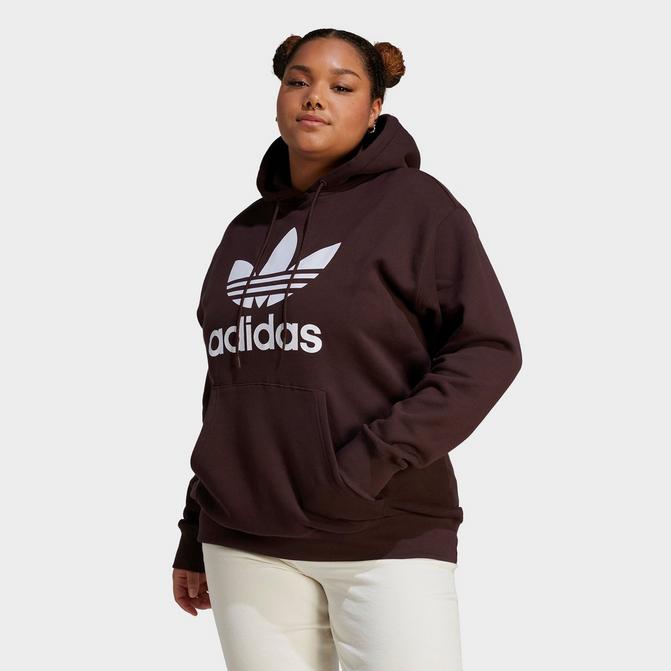 Women\'s adidas Originals Trefoil Hoodie (Plus Size) | JD Sports