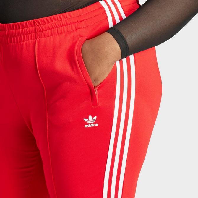 adidas Women's Plus Size Essentials Fleece Tapered Cuff Pants