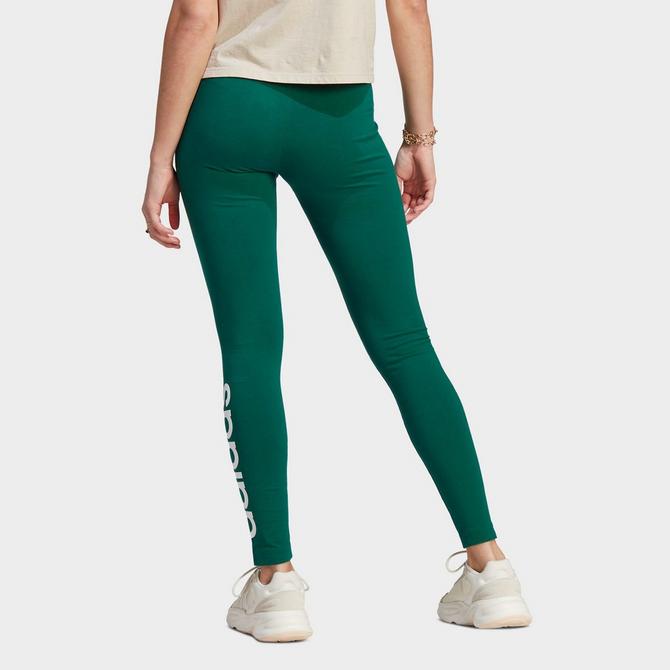 Dark green cheap adidas leggings