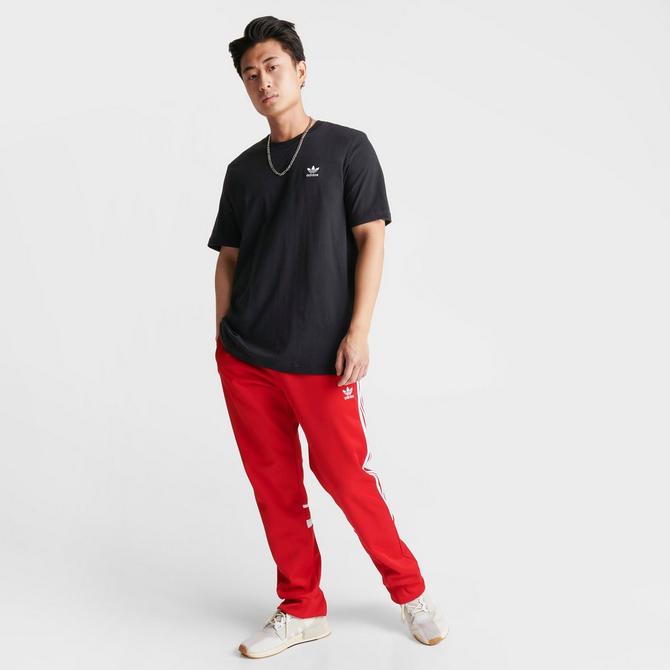 adidas Originals essentials trefoil sweatpants in red