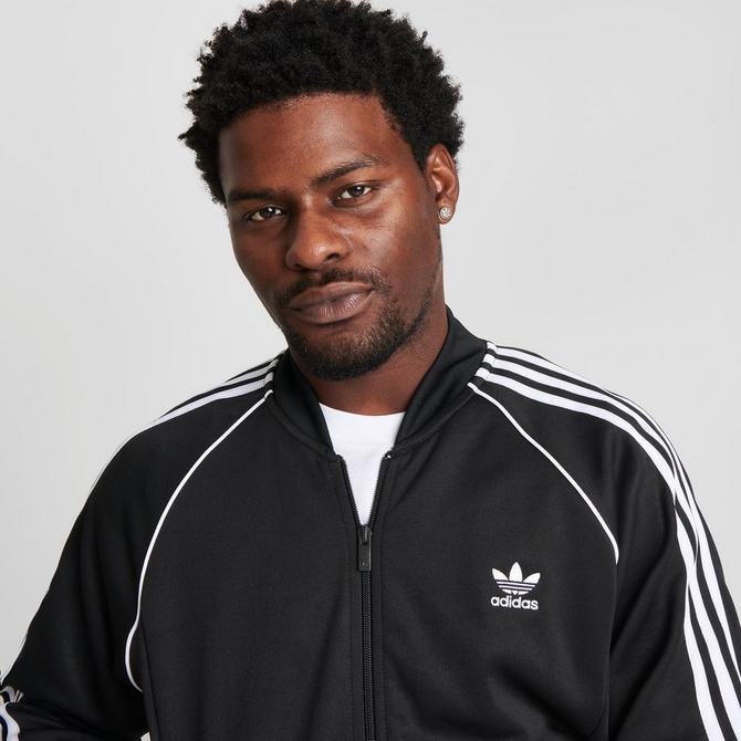 Adidas originals men's cheap superstar zippered track jacket