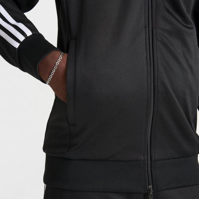 Adidas originals authentic superstar track jacket in on sale black