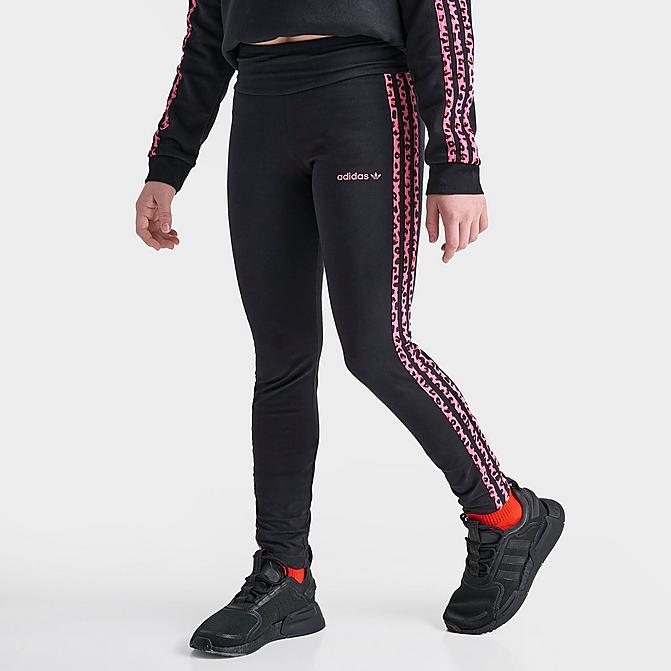 Girls' adidas Originals Leopard Stripes Leggings