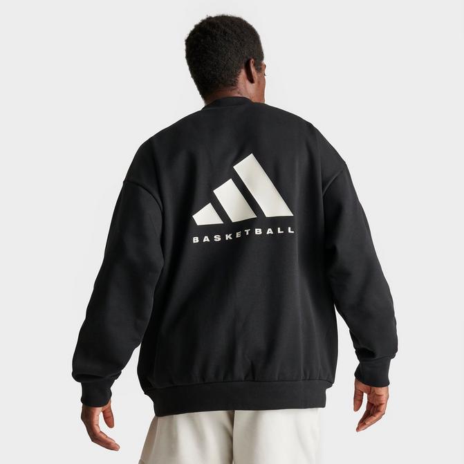 Adidas basketball cheap crew sweatshirt