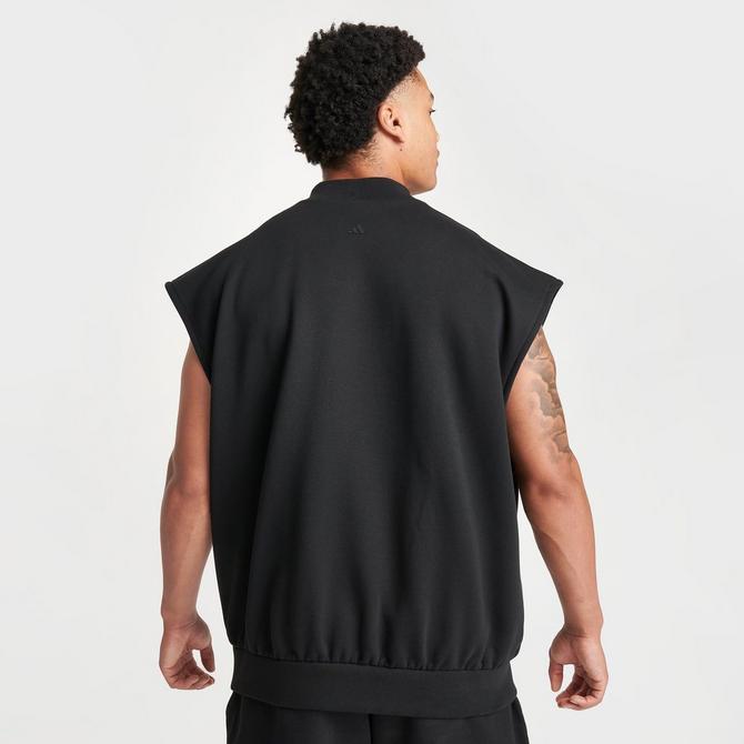 Sleeveless sales hoodie adidas