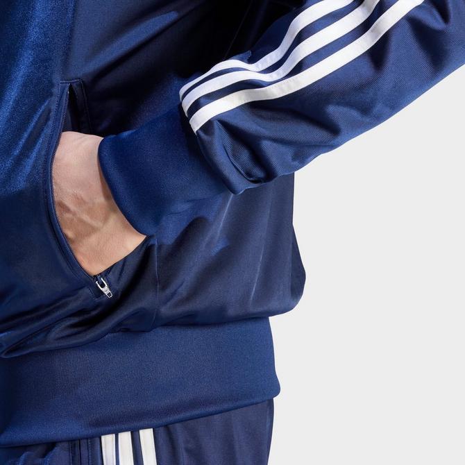 adidas Originals Firebird track top in blue