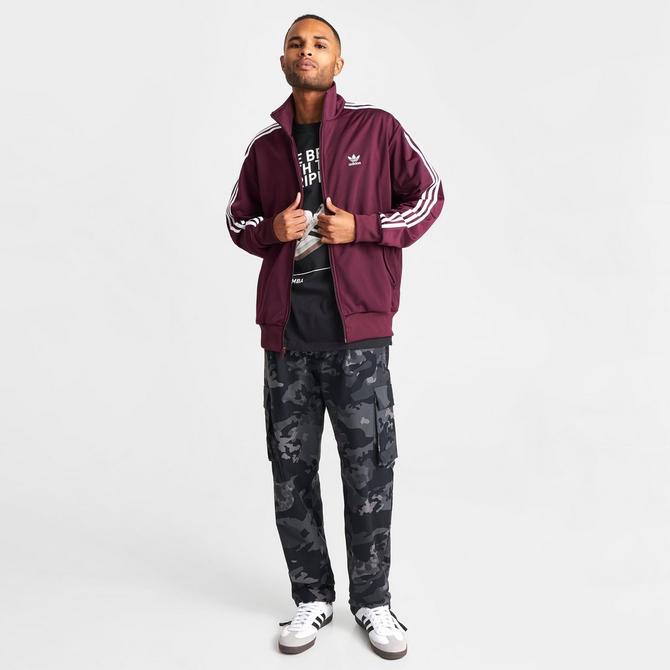 Black adidas Originals Floral Firebird Track Top - JD Sports Global