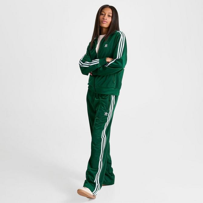 Collegiate green adidas track hot sale pants