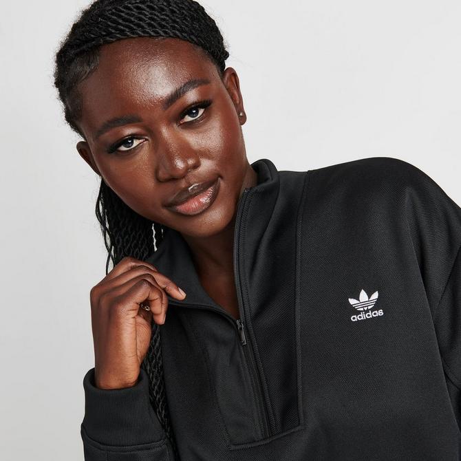 Adidas half zip hoodie cheap women's