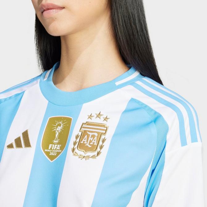 Women s adidas Argentina 2024 Home Soccer Jersey JD Sports