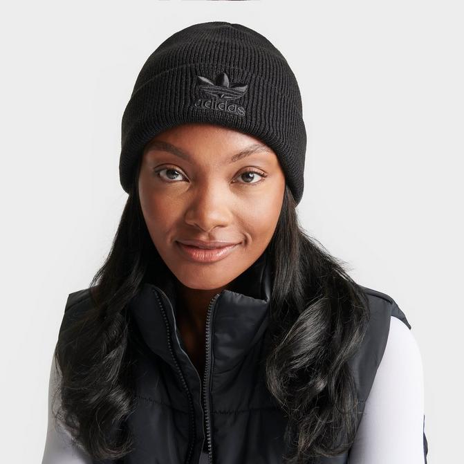 Adidas trefoil knit beanie sale