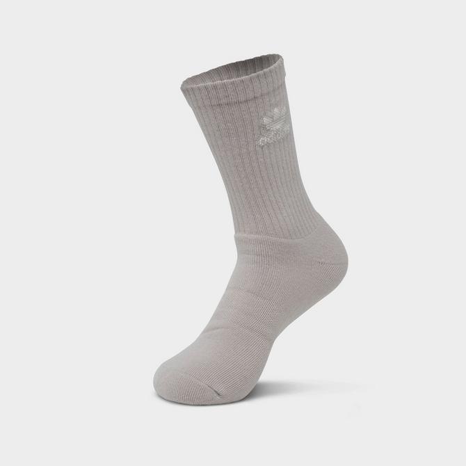 Trefoil Crew Socks 6 Pairs - White