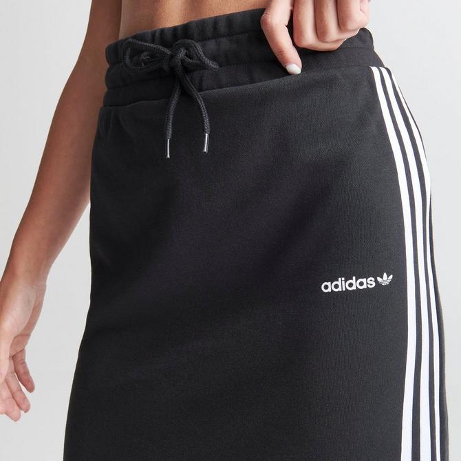 Adidas 3 shop stripe midi skirt