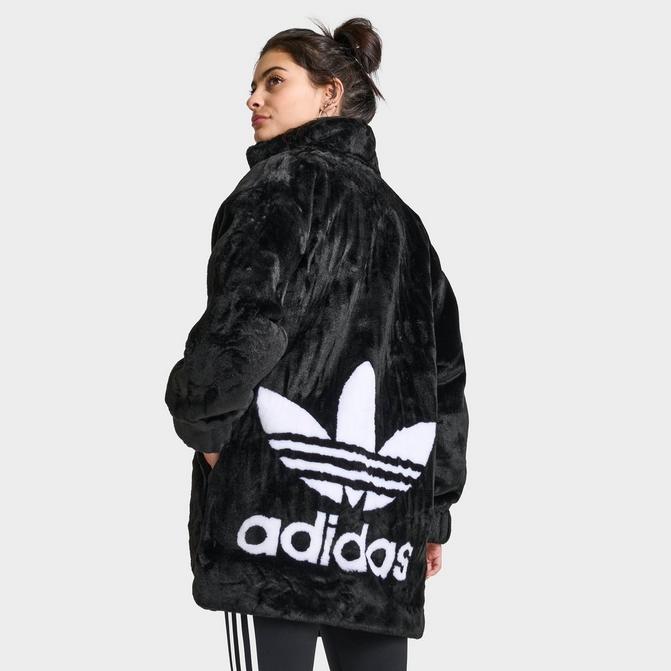 Women s adidas Originals Neutral Court Faux Jacket JD Sports