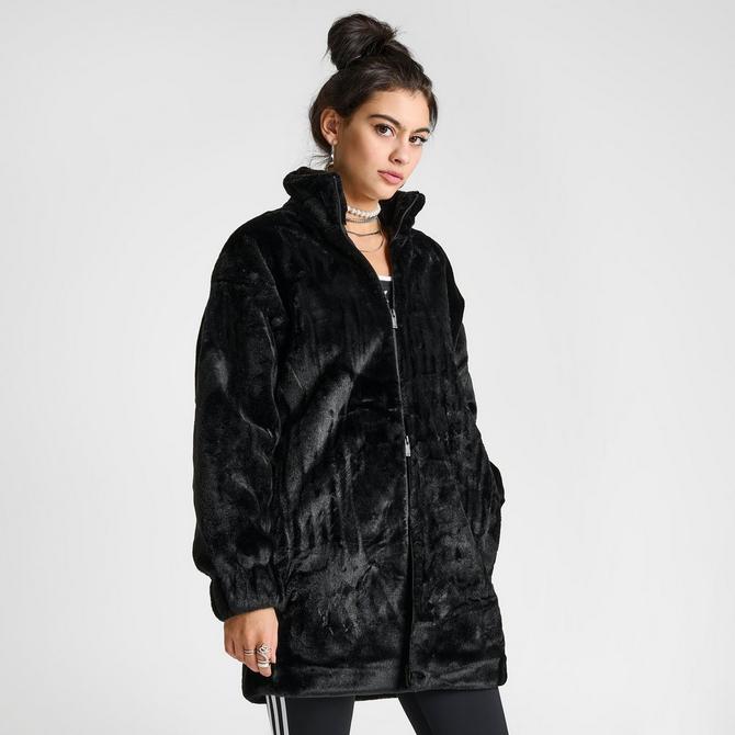 Adidas fur cheap jacket womens