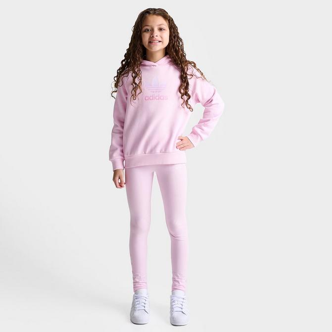 Girls' Little Kids' adidas Originals Repeat Trefoil Hoodie and Leggings  Set