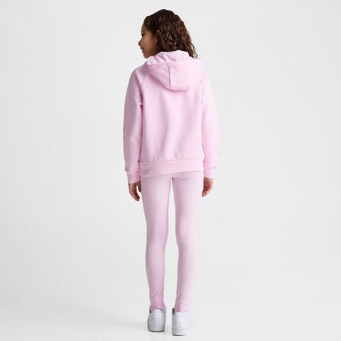 Adidas trefoil 2024 hoodie set pink