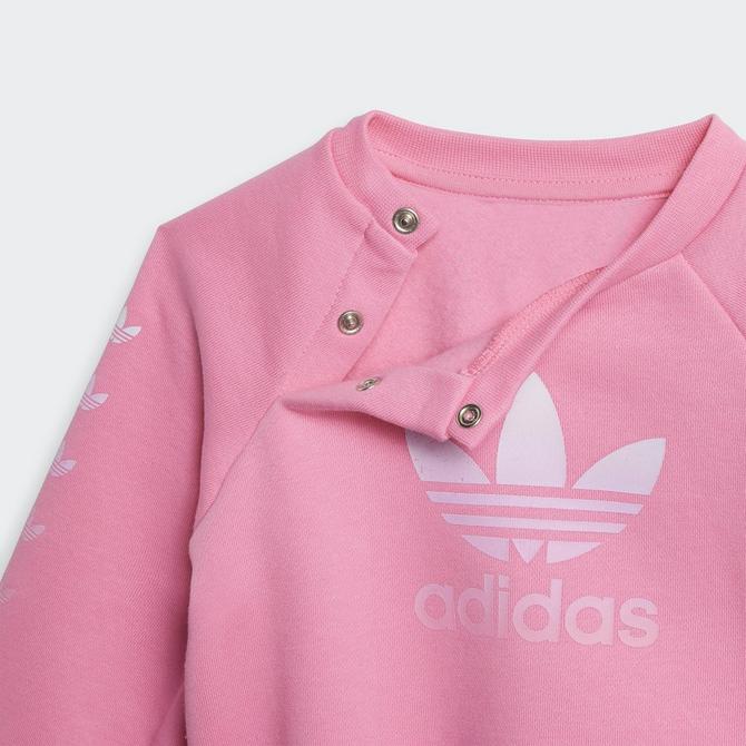 Girls Infant adidas Originals Crewneck Sweatshirt and Leggings Set