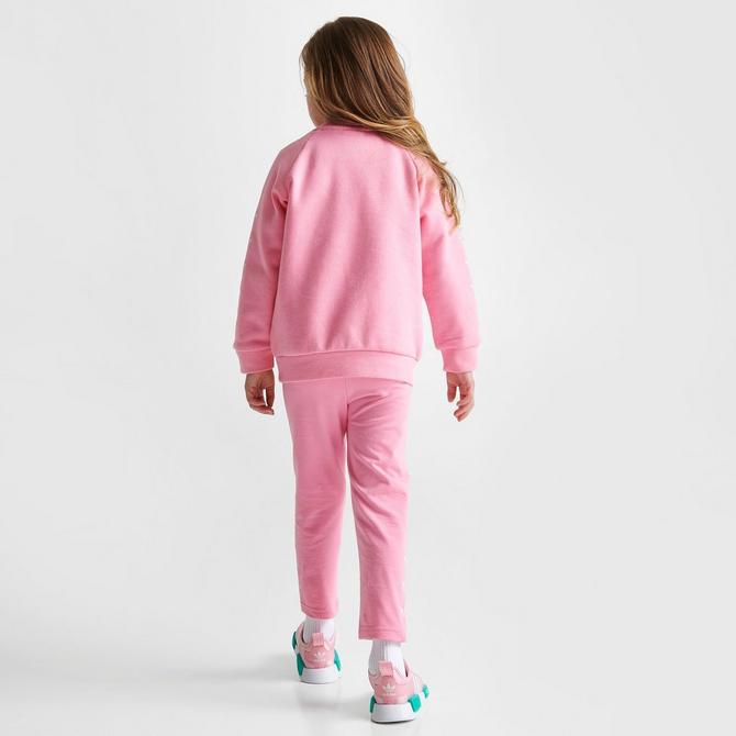 Toddler girl pink clearance adidas