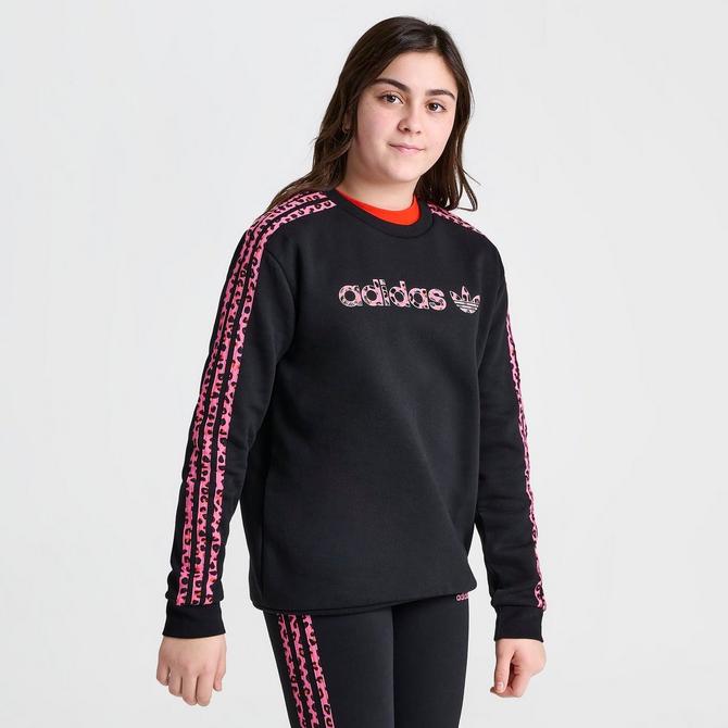 Girls' Little Kids' adidas Originals Repeat Trefoil Hoodie and