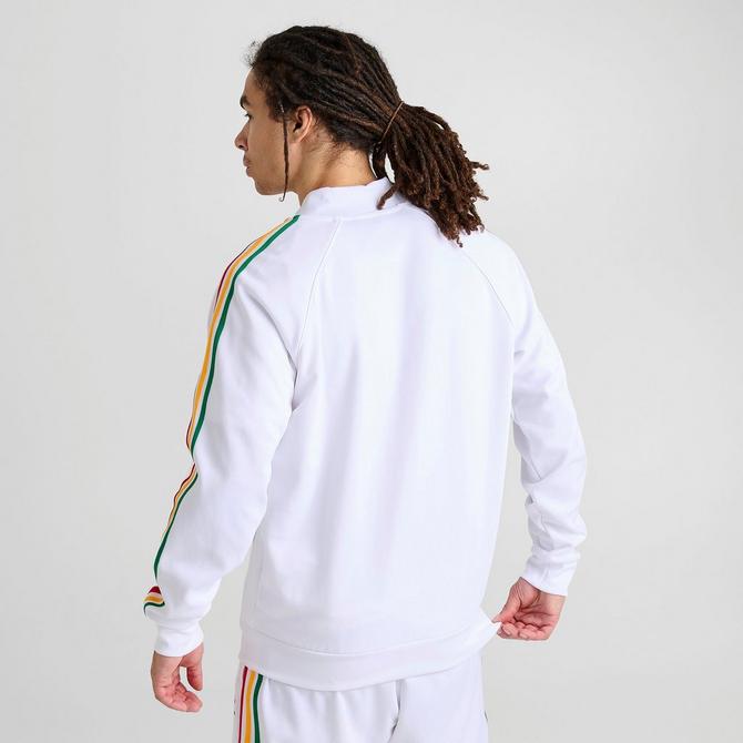 White adidas best sale track jacket