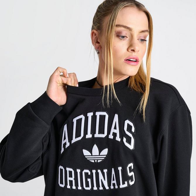 Women s adidas Originals Collegiate Crewneck Sweatshirt JD Sports