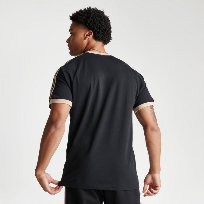 adidas originals adicolor t-shirt with embroidered logo in black