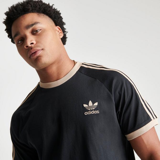 Adidas originals adicolor t-shirt with embroidered logo hotsell in black