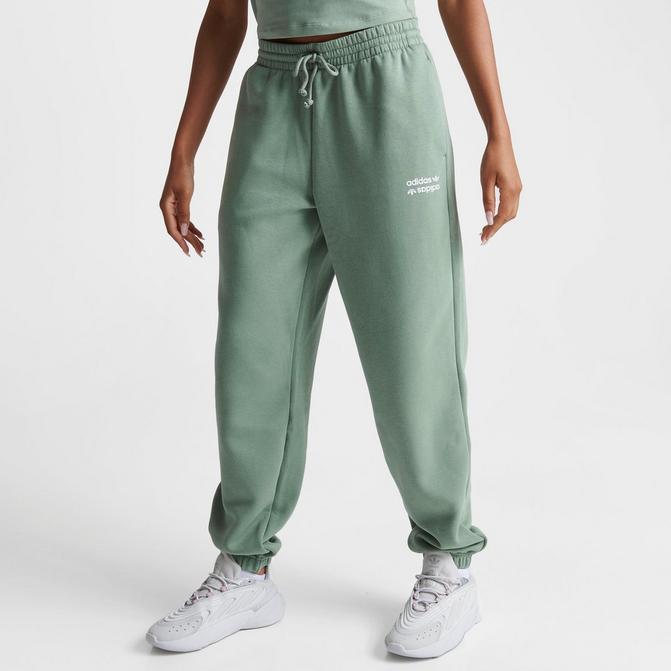 Women's green hotsell track pants