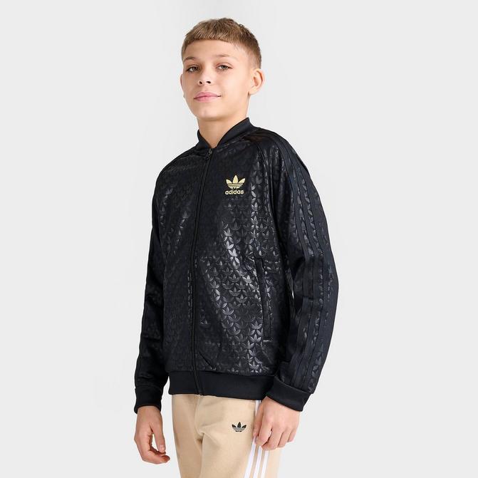 Kids' adidas Originals Mono Superstar Track Jacket| JD Sports