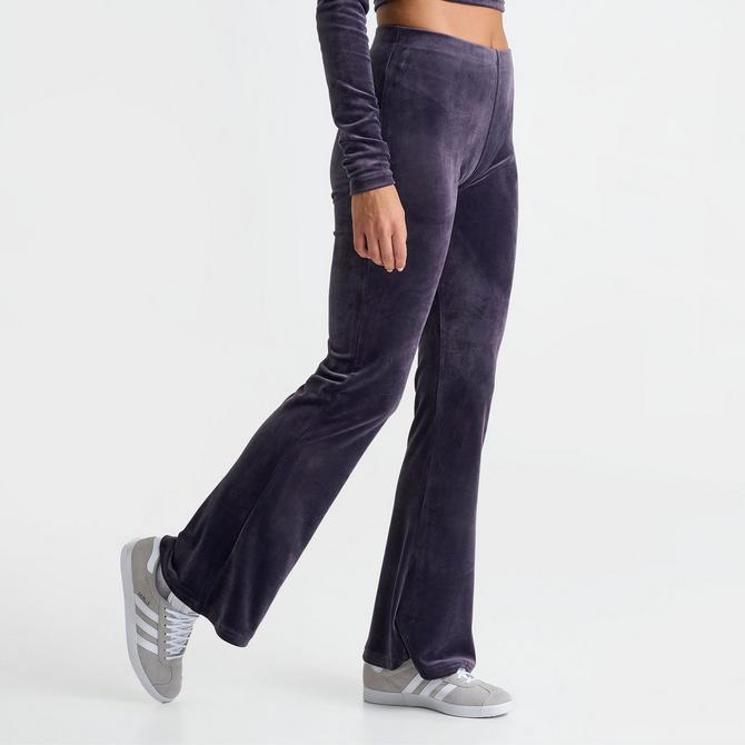 Adidas velvet flare track pant hotsell